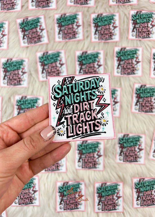 Saturday Nights & Dirt Track Lights Patch adhesive patch Sorrel South