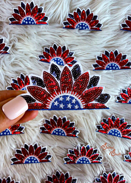 Sequin USA Daisy Patch adhesive patch Sorrel South