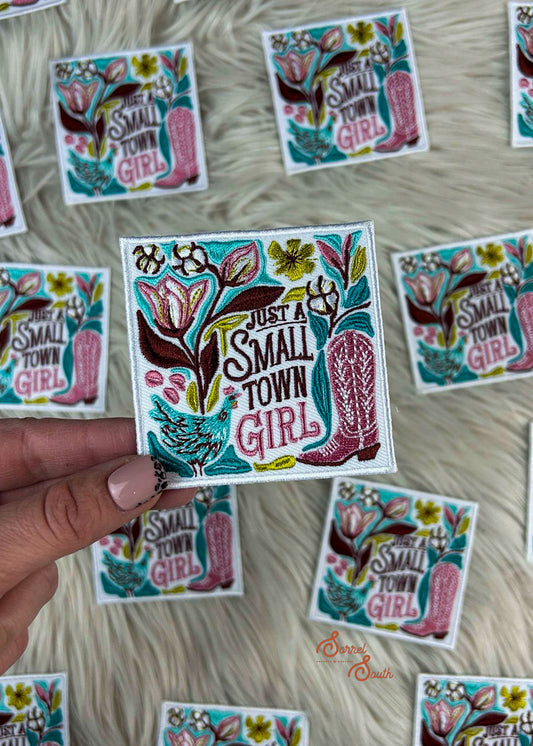 Small Town Girl Floral Patch adhesive patch Sorrel South