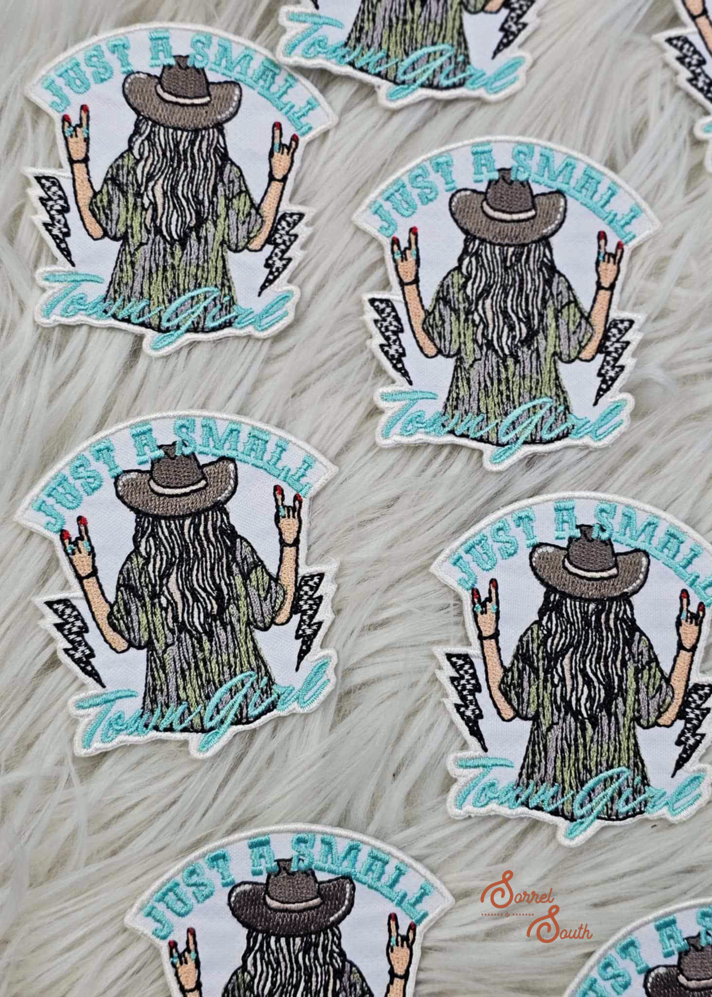 Small Town Girl Patch, wholesale iron on patch