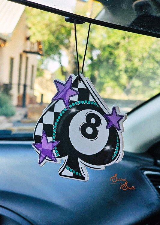 spade 8 ball car air freshener, wholesale