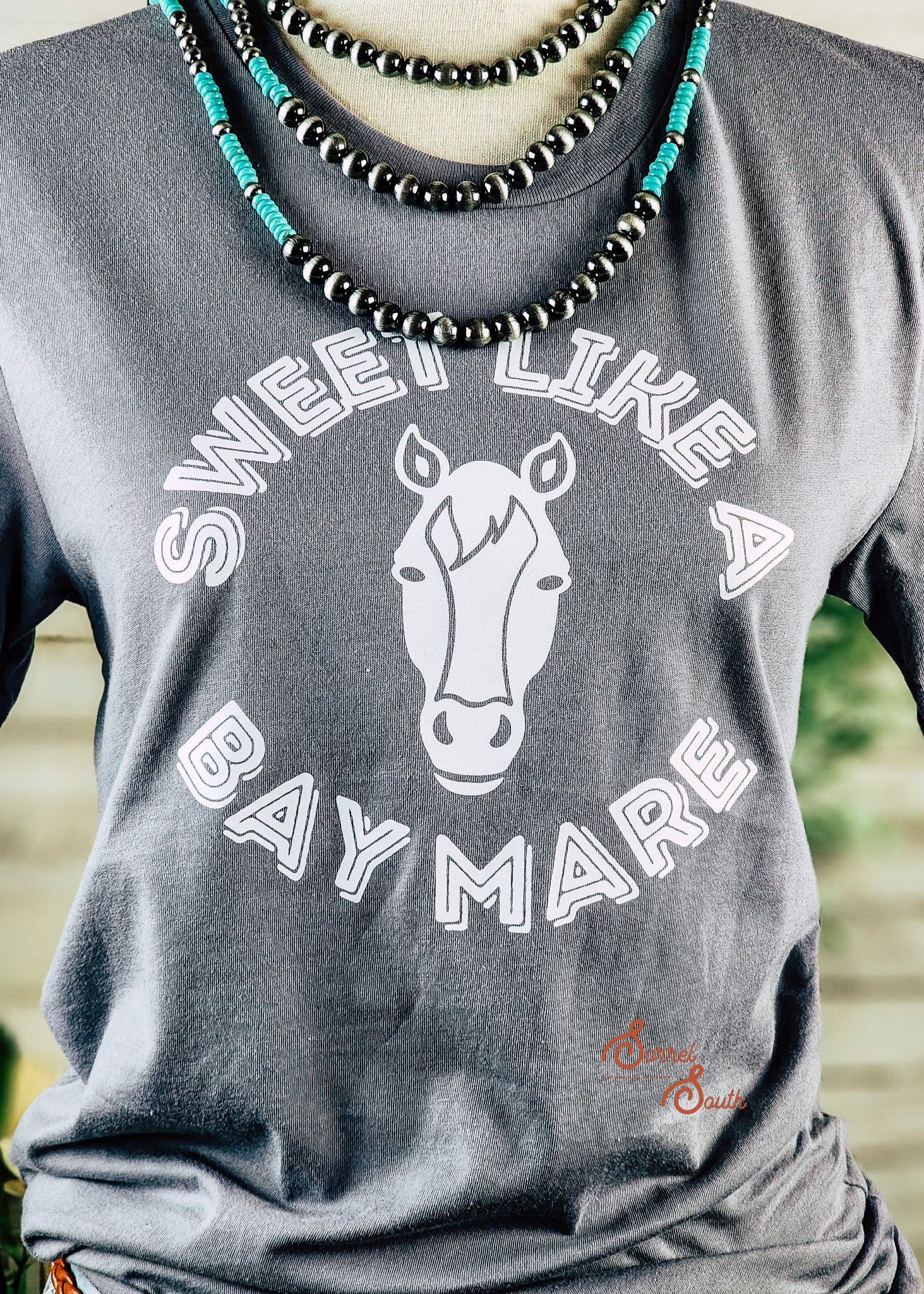 Sweet Like a Bay Mare Screenprint Transfer screenprint transfer Sorrel South