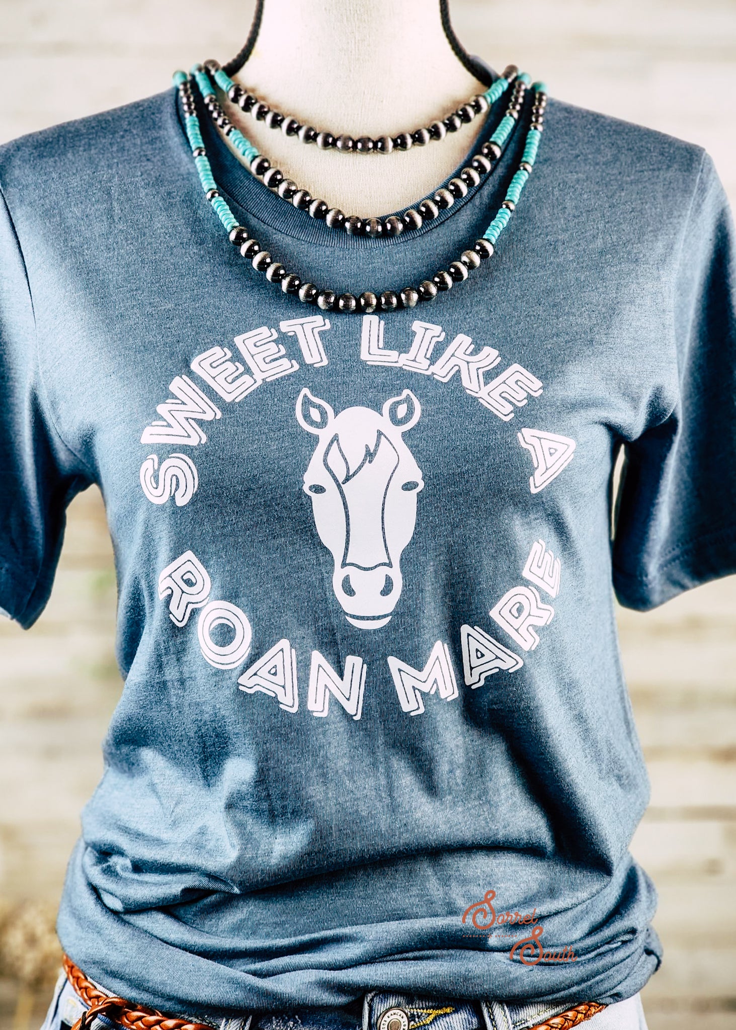 Sweet Like a Roan Mare Screenprint Transfer screenprint transfer Sorrel South