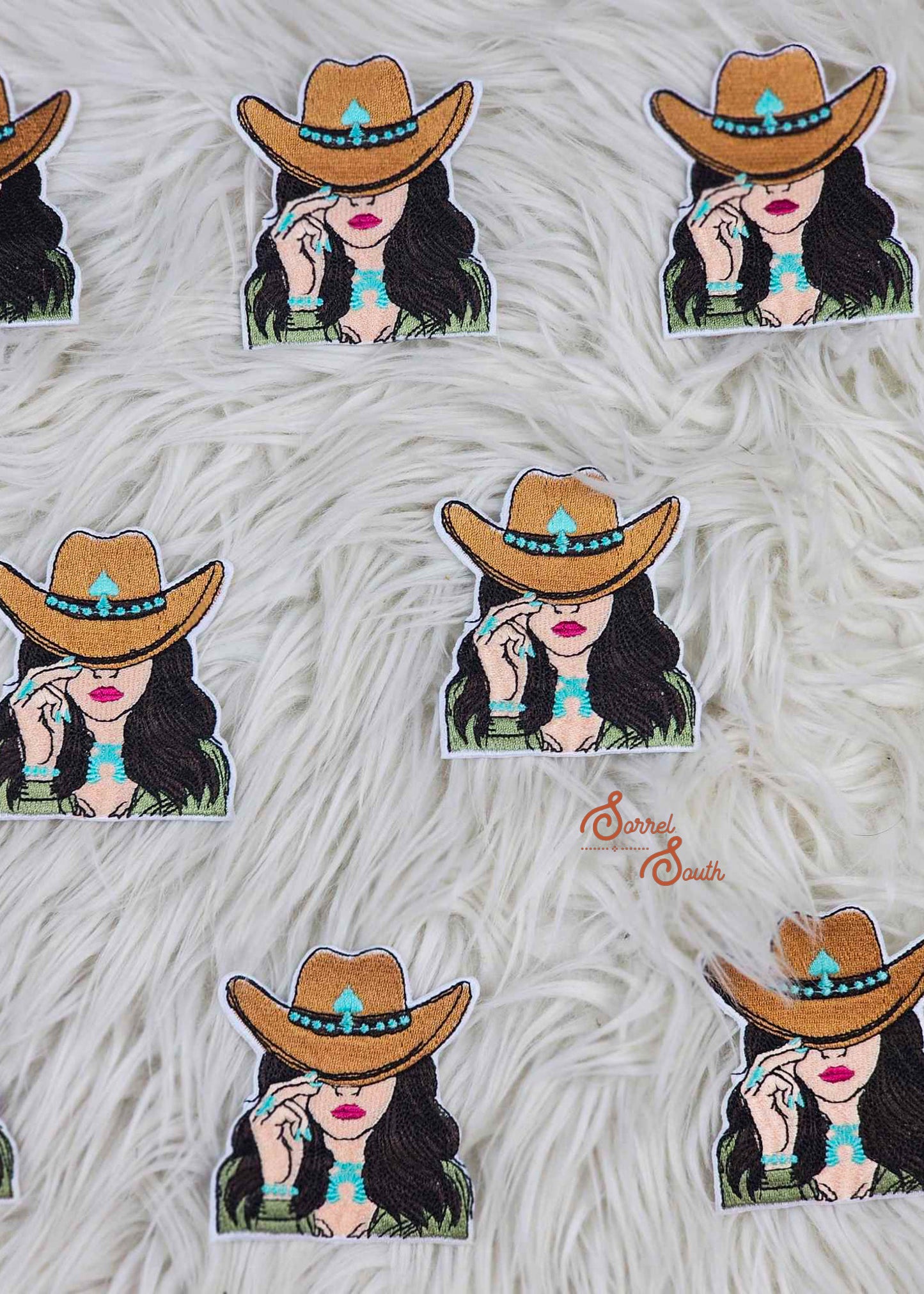 Take Care Cowgirl Patch, wholesale iron on patch