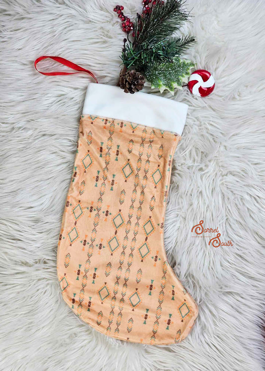 Tan Aztec Stocking - CLEARANCE