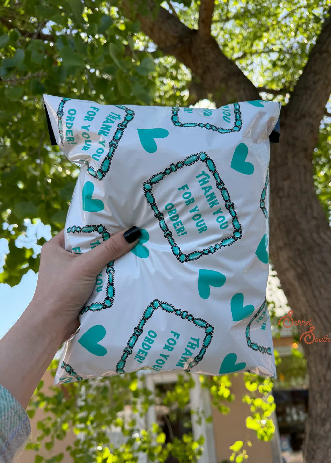 10" x 13" Thank You For Your Order Buckle Poly Mailers poly mailer Sorrel South