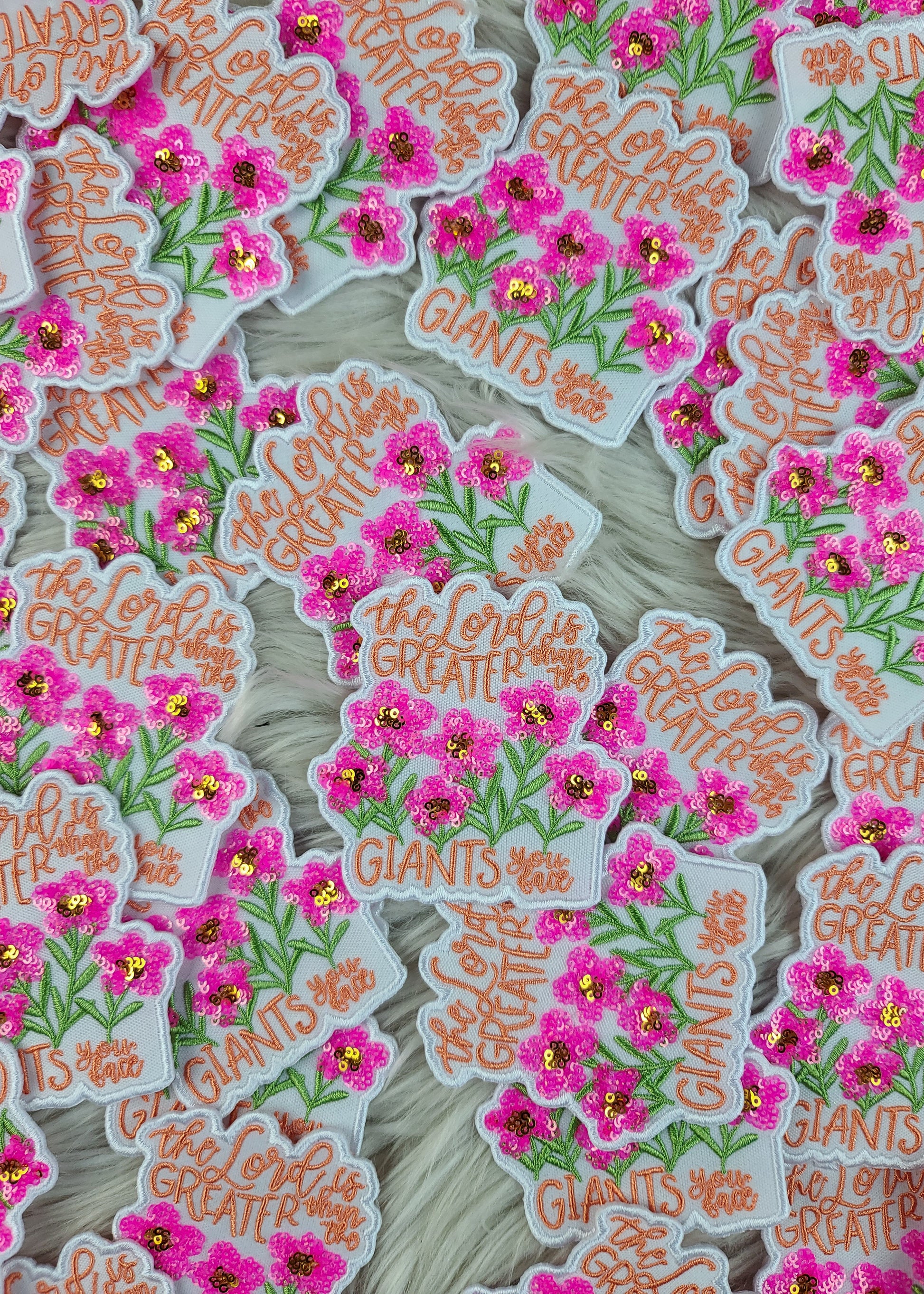 The Lord is Greater Than the Giants Patch adhesive patch Sorrel South