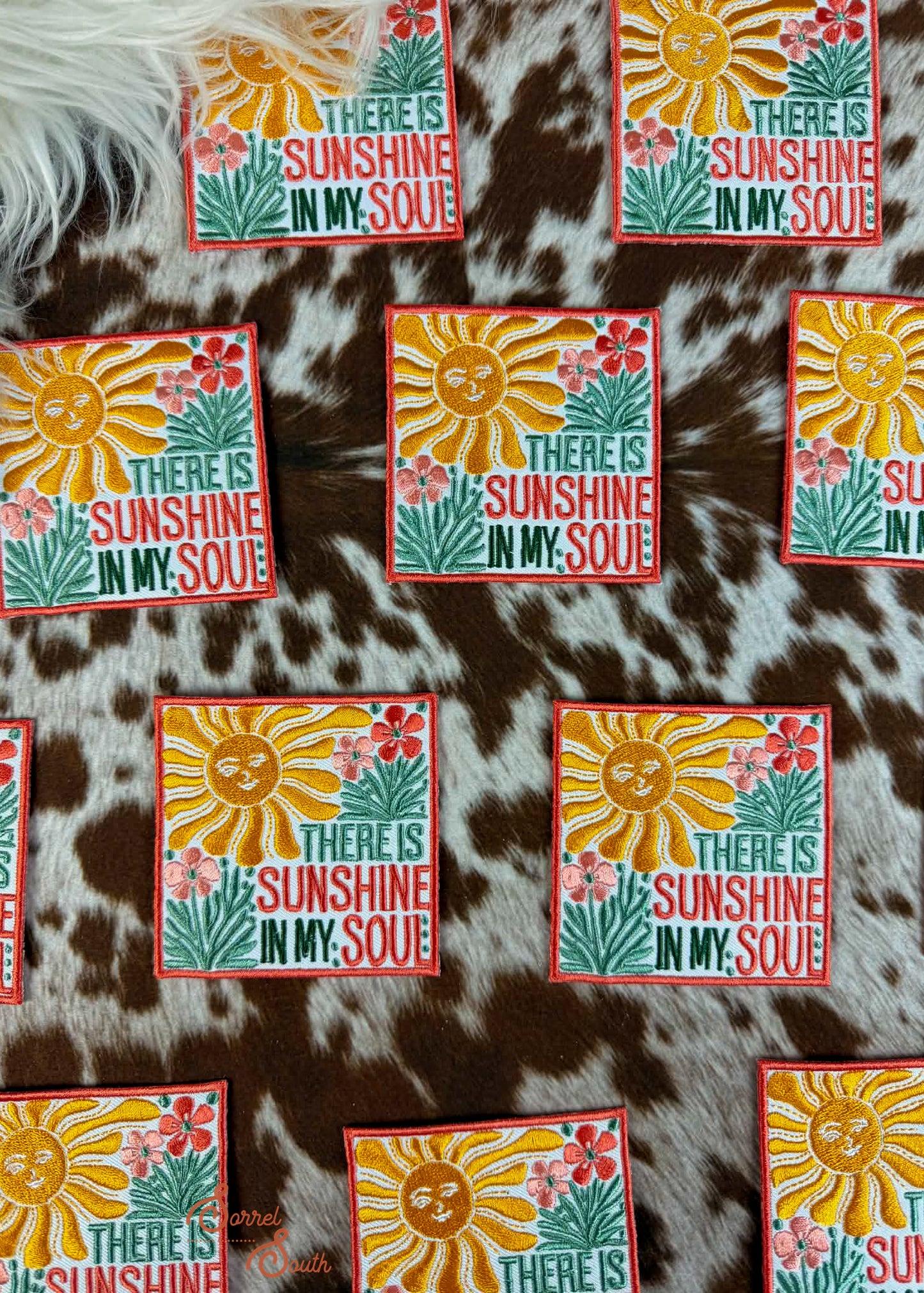 There is Sunshine In My Soul Patch adhesive patch Sorrel South