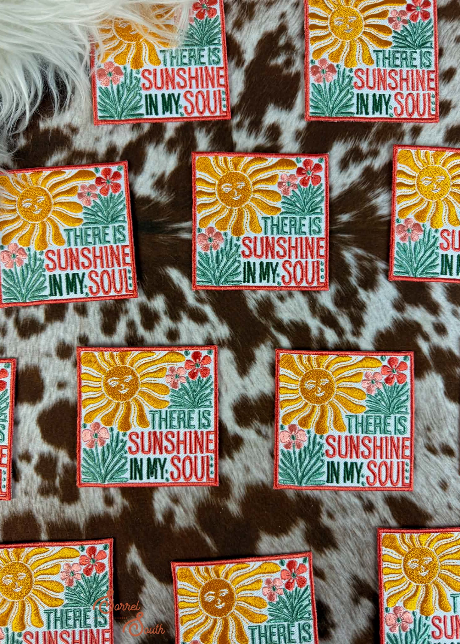 There is Sunshine In My Soul Patch adhesive patch Sorrel South