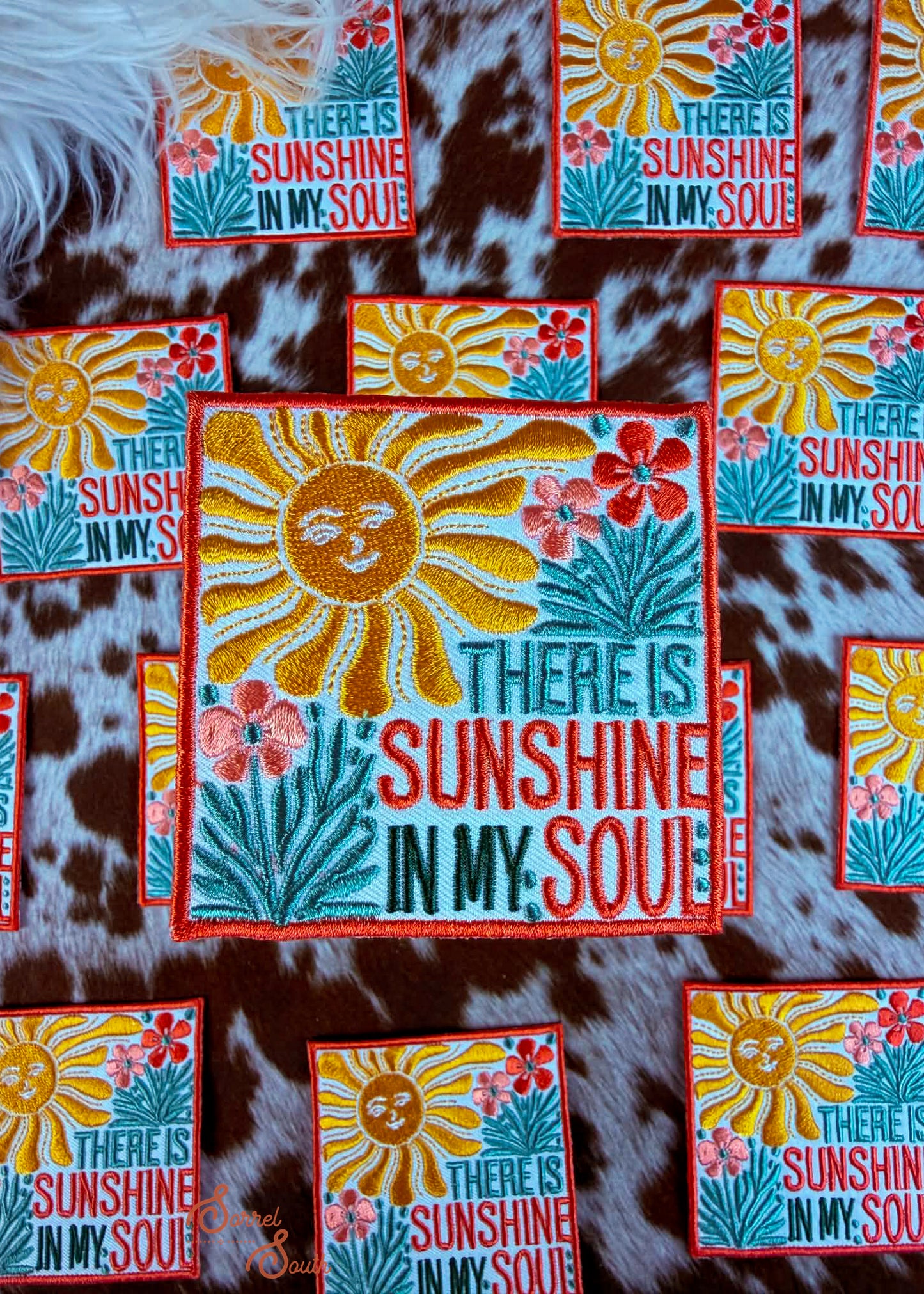 There is Sunshine In My Soul Patch adhesive patch Sorrel South