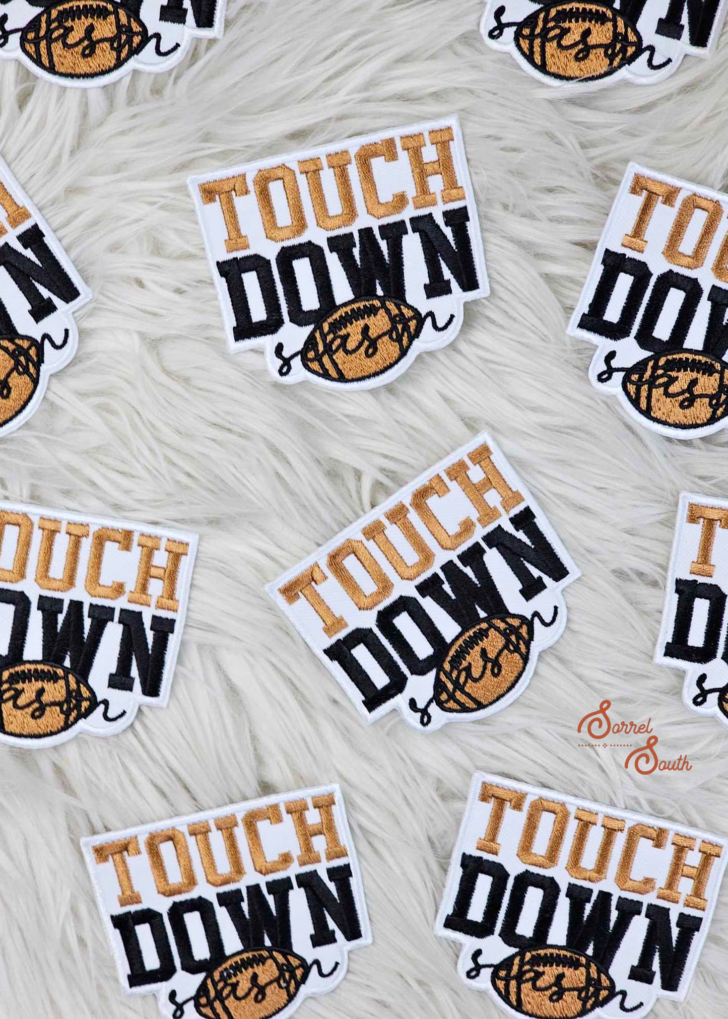 Touch Down Season Patch, wholesale iron on