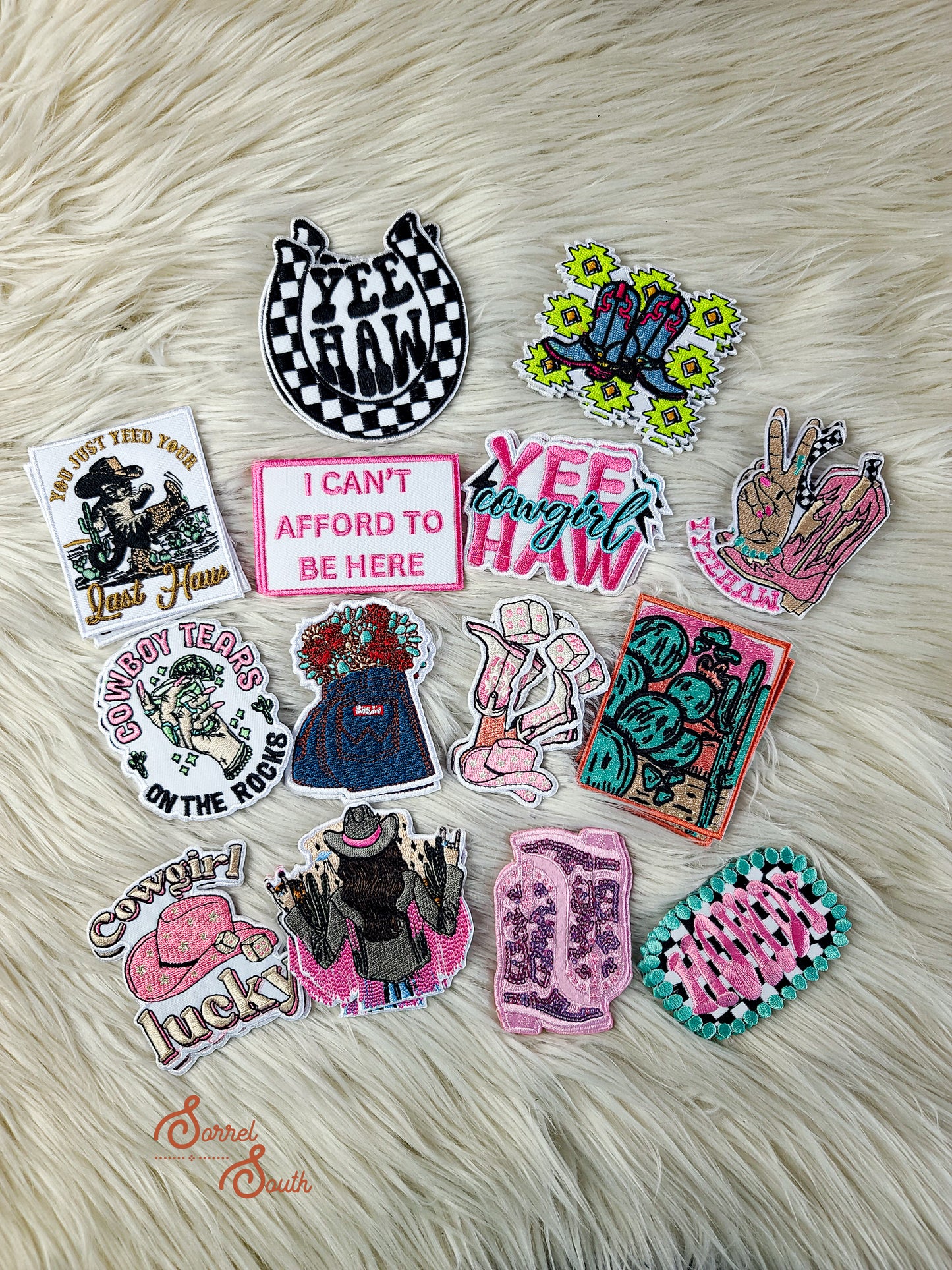Yeehaw Patch Bundle - Pack of 22