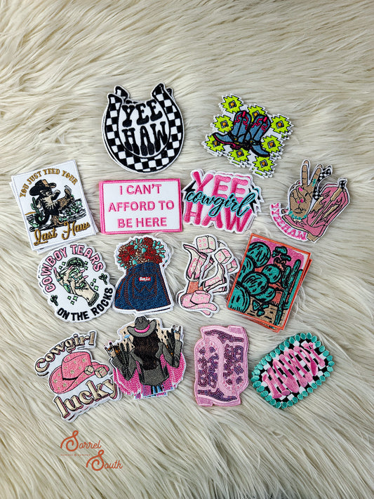 Yeehaw Patch Bundle - Pack of 22