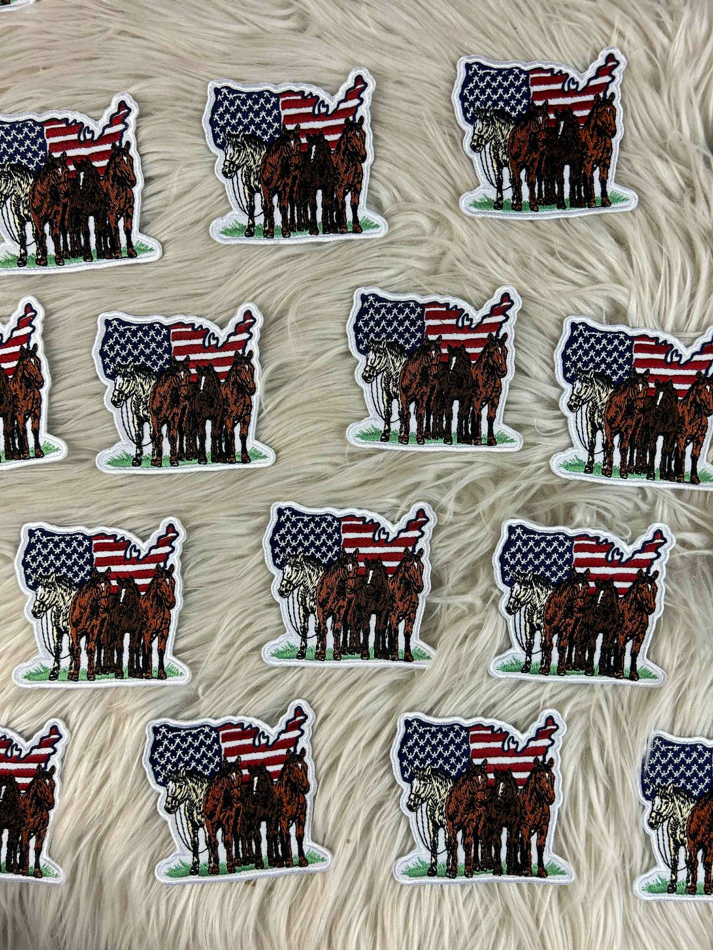 USA Horses Patch adhesive patch Sorrel South