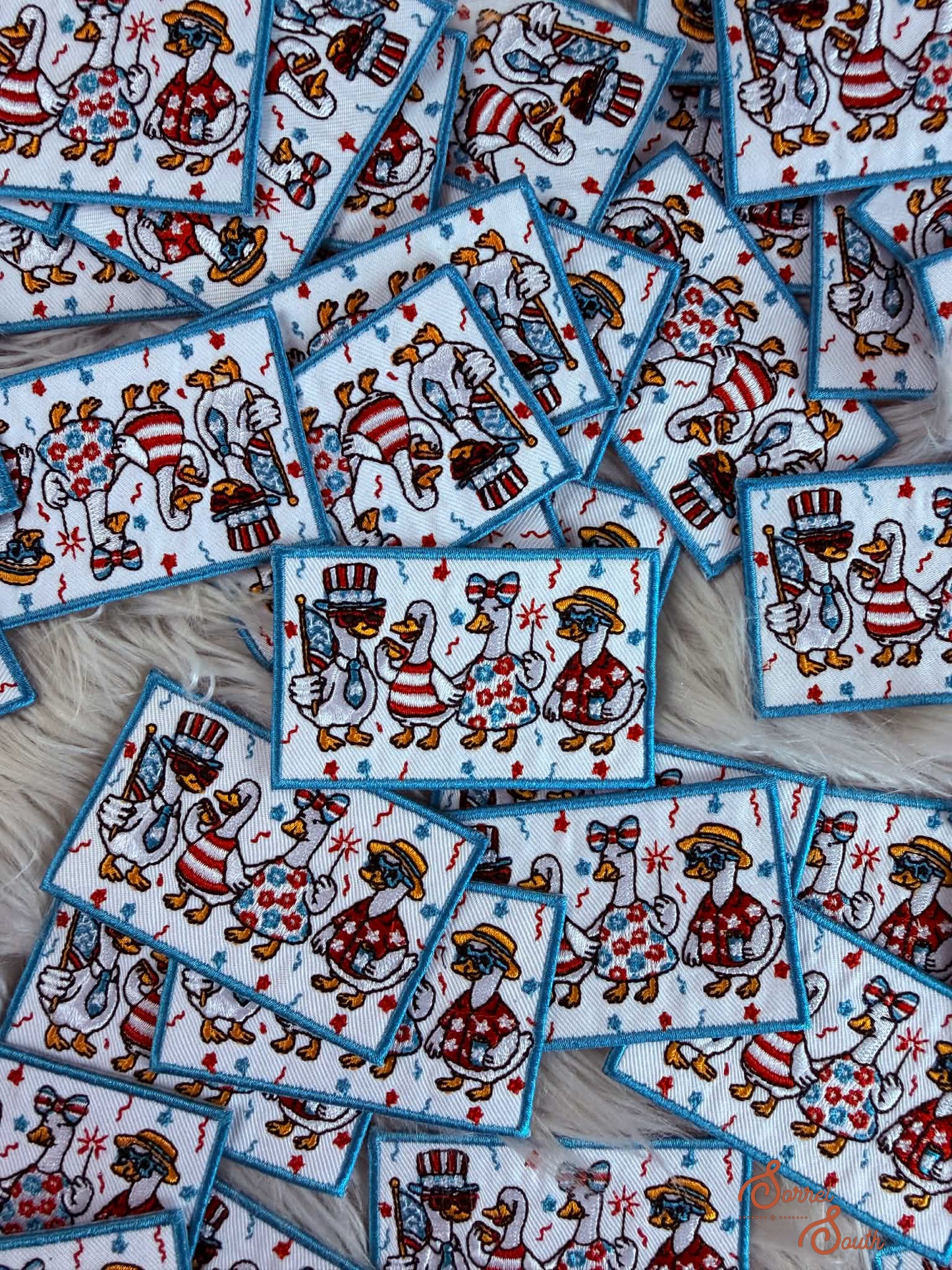 Patriotic Goose Patch adhesive patch Sorrel South