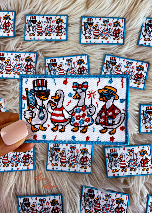 Patriotic Goose Patch adhesive patch Sorrel South