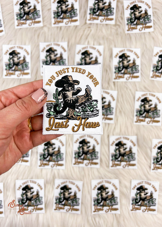 Yeed Your Last Haw Patch adhesive patch Sorrel South