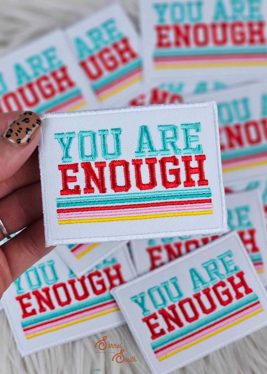 You Are Enough Patch, wholesale iron on patch