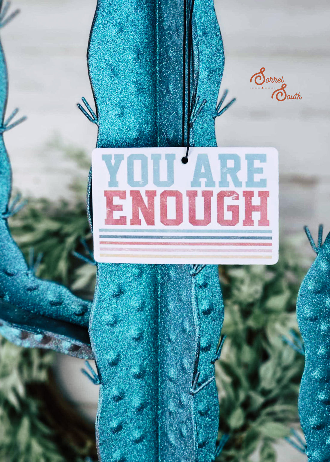 You Are Enough Car Air Freshener Peach Sorrel South