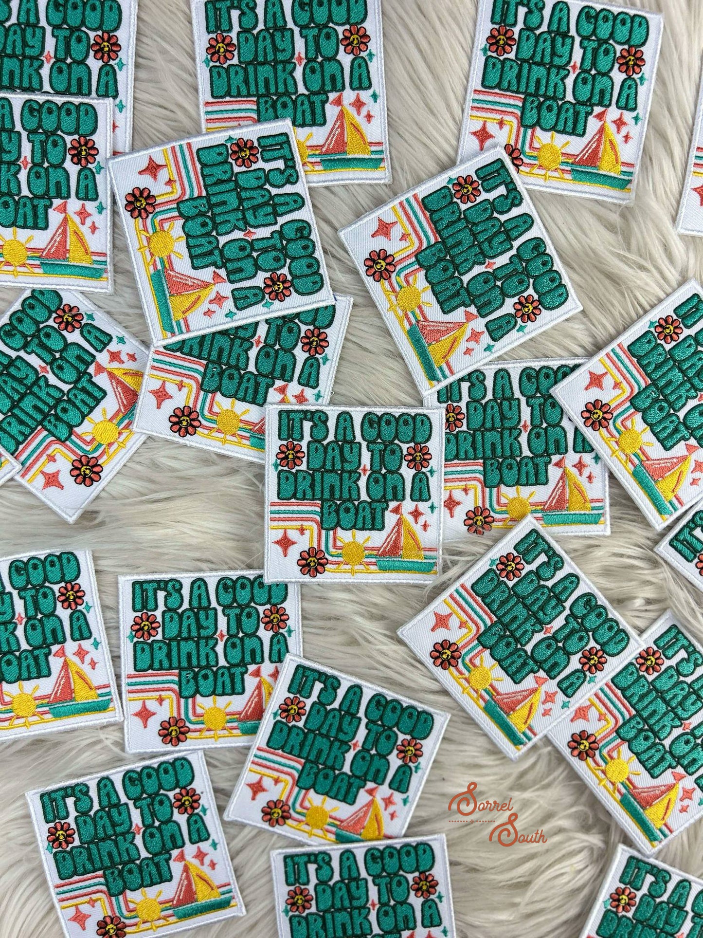 Drink On A Boat Patch adhesive patch Sorrel South