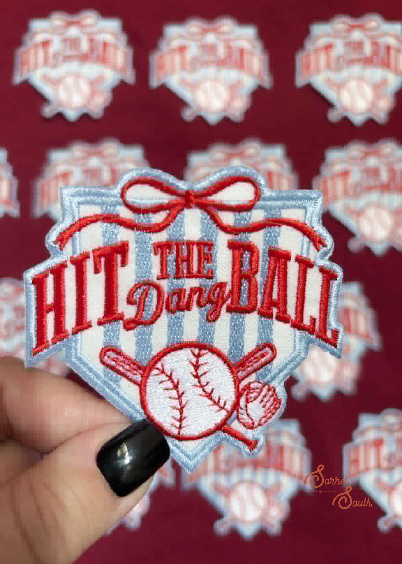 HIT THE BALL adhesive patch Sorrel South