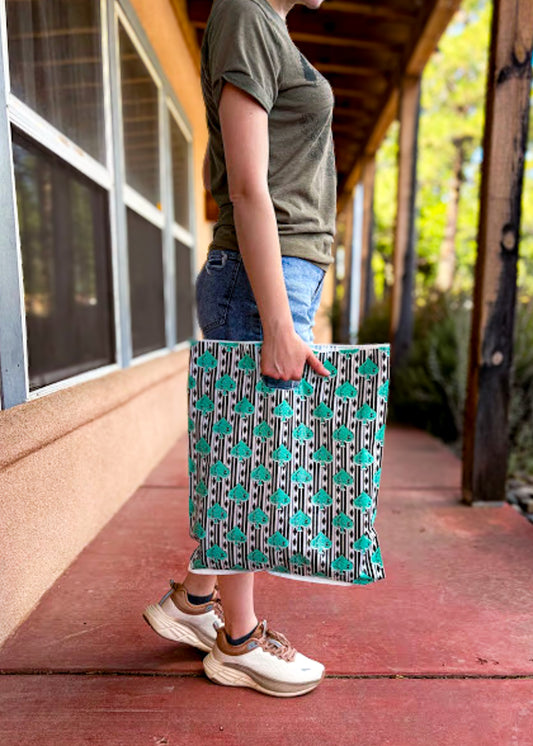 16" x 18" Aztec Spade Shopping Bags