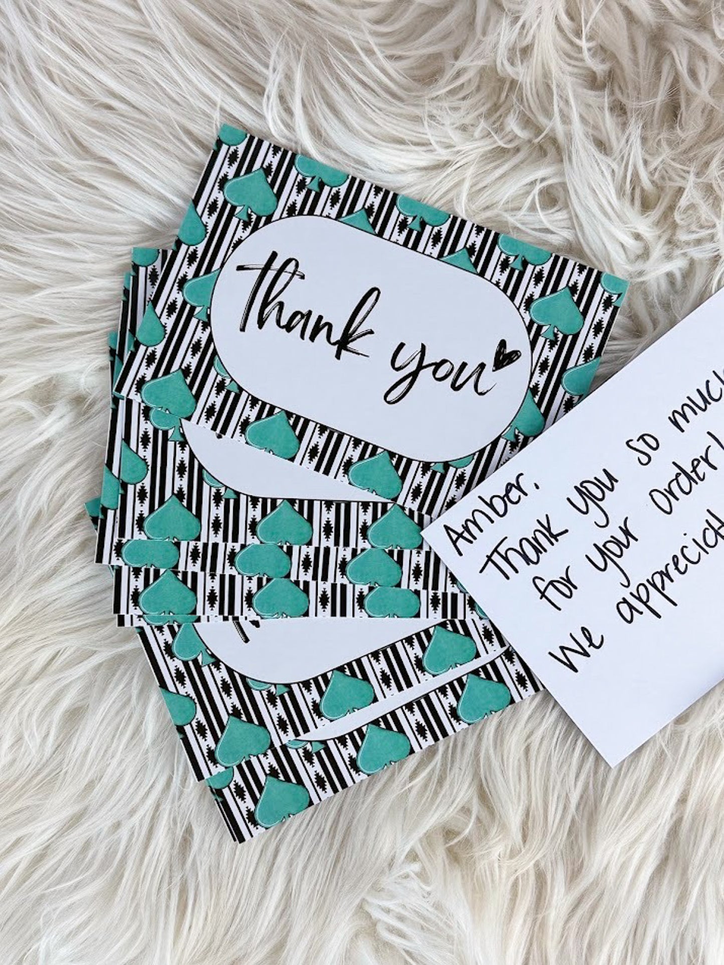 Aztec Spade Thank You Card 4" x 6"