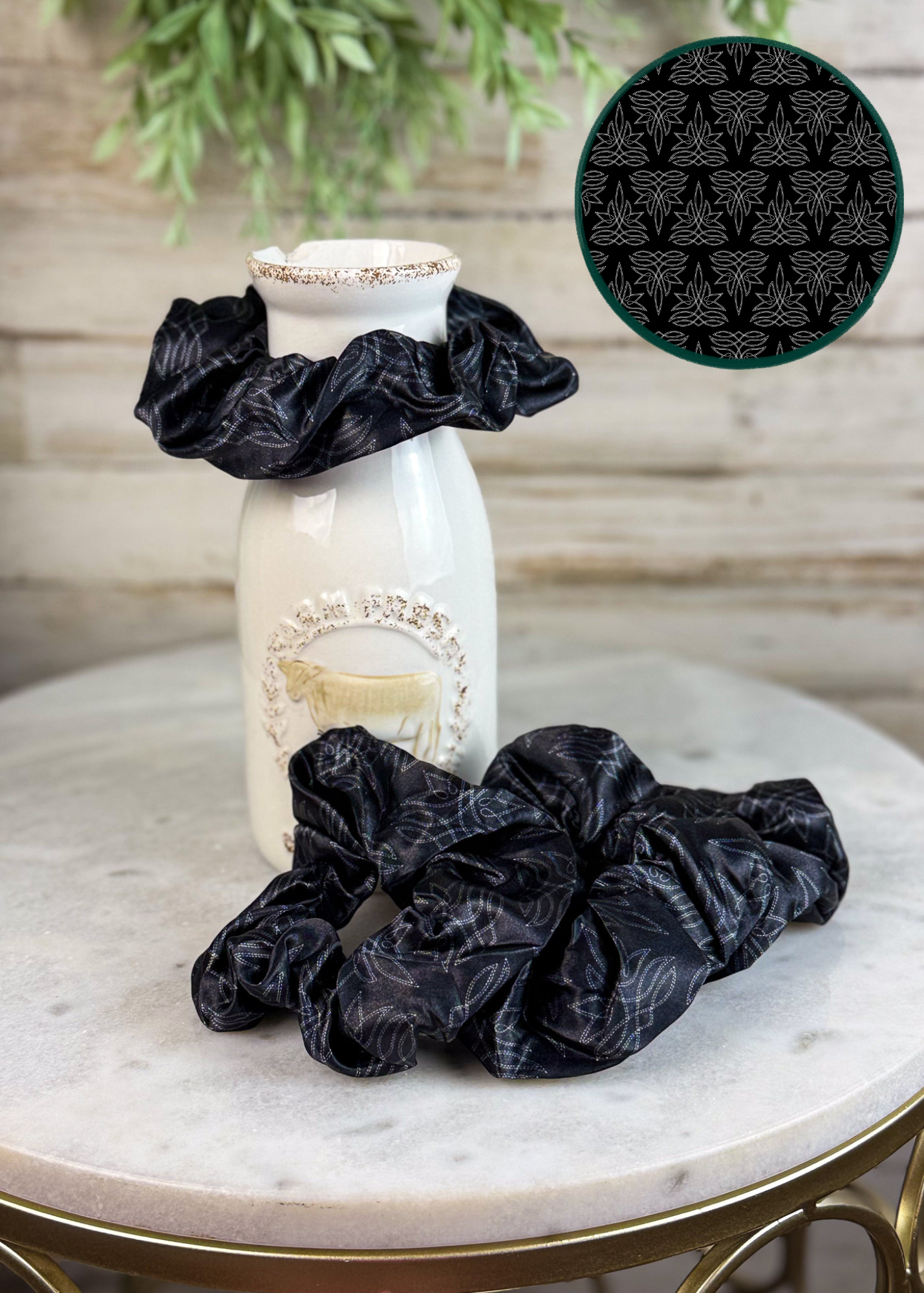 Boot Stitch Silky Scrunchie Scrunchie Sorrel South