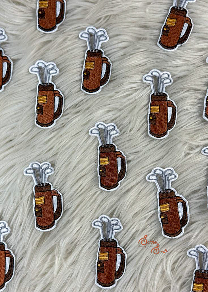 Brown Golf Clubs Patch adhesive patch Sorrel South