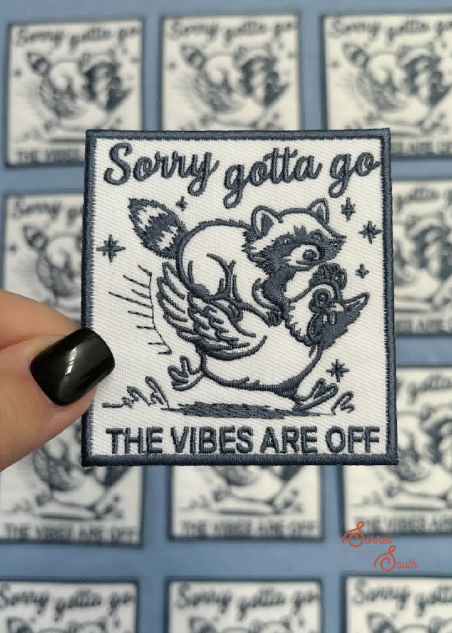 The Vibes Are Off adhesive patch Sorrel South