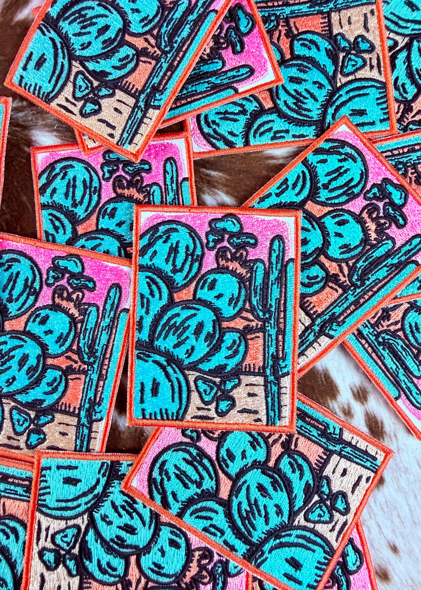 Coral Cactus Patch adhesive patch Sorrel South