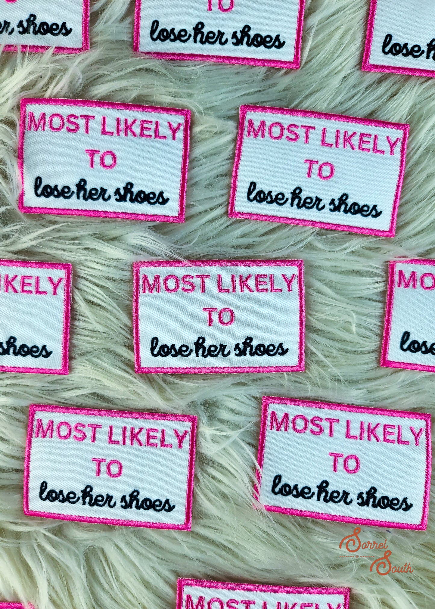 Most Likely To Lose Her Shoes Bachelorette Patch