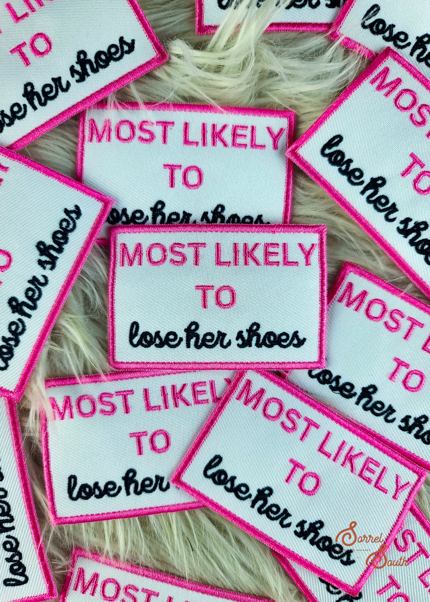 Most Likely To Lose Her Shoes Bachelorette Patch