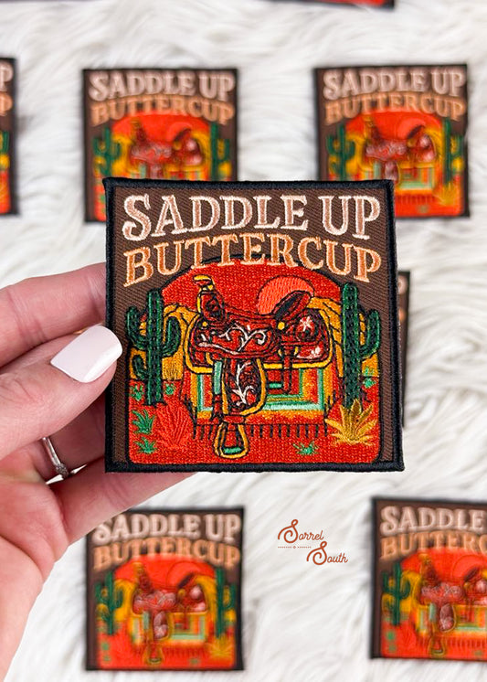 Brown Saddle Up Buttercup Patch adhesive patch Sorrel South