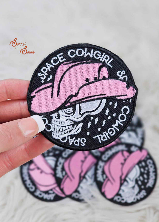 Space Cowgirl Round Patch