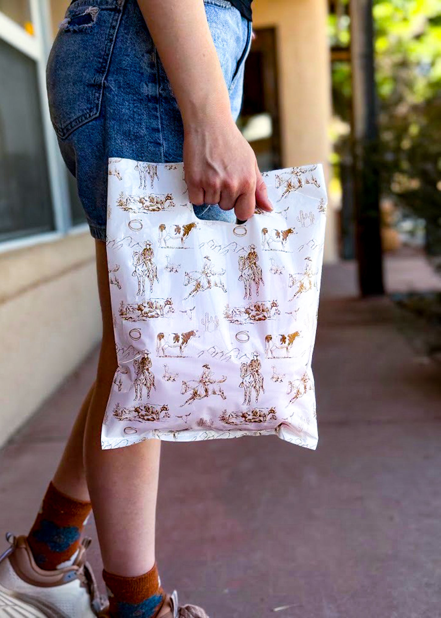 10" x 13" Vintage Western Shopping Bags Shopping Bags Sorrel South