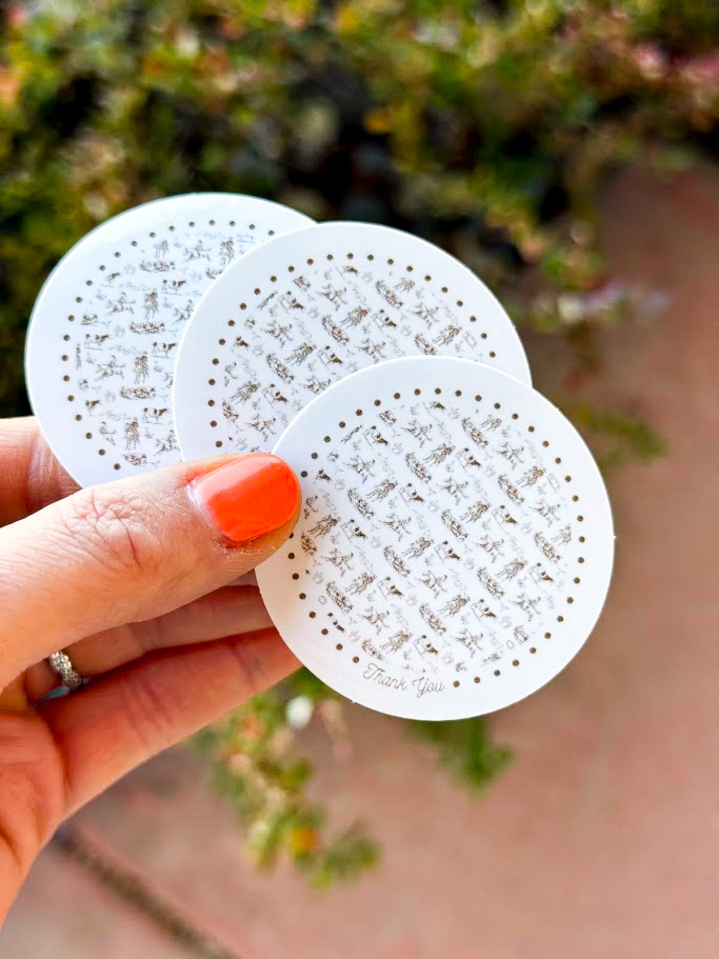 Vintage Western 2" Sealing Sticker