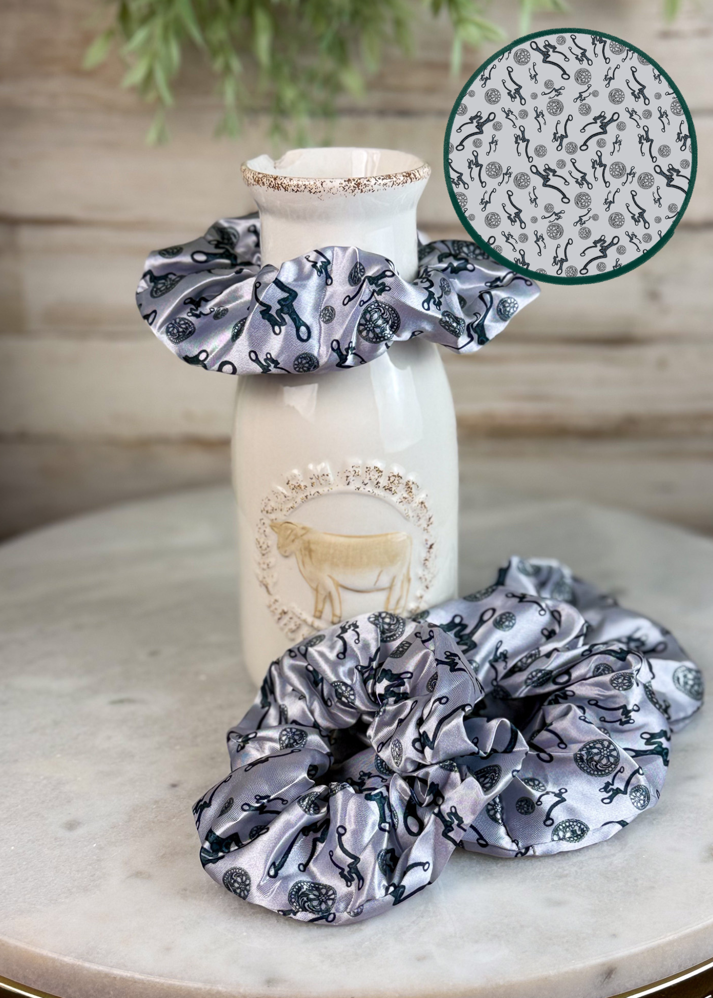 Western Bits Silky Scrunchie Scrunchie Sorrel South