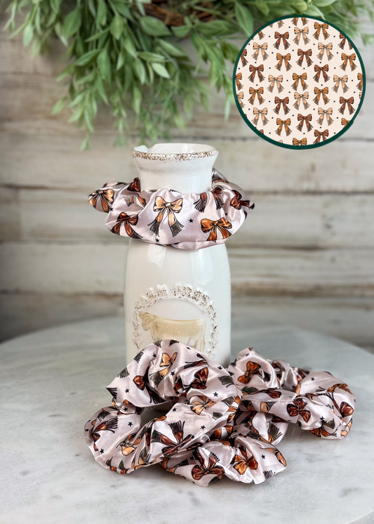 Western Bows Silky Scrunchie Scrunchie Sorrel South