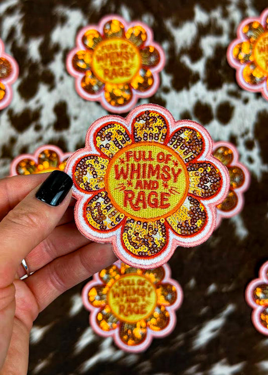 Whimsy and Rage Sequin Patch adhesive patch Sorrel South